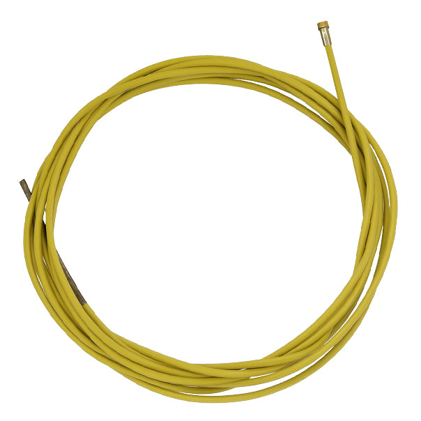 Gaine jaune en acier pour torches MIG - fil ø 1,4/1,6 mm