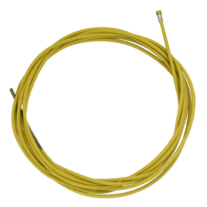 Gaine jaune en acier pour torches MIG - fil ø 1,4/1,6 mm