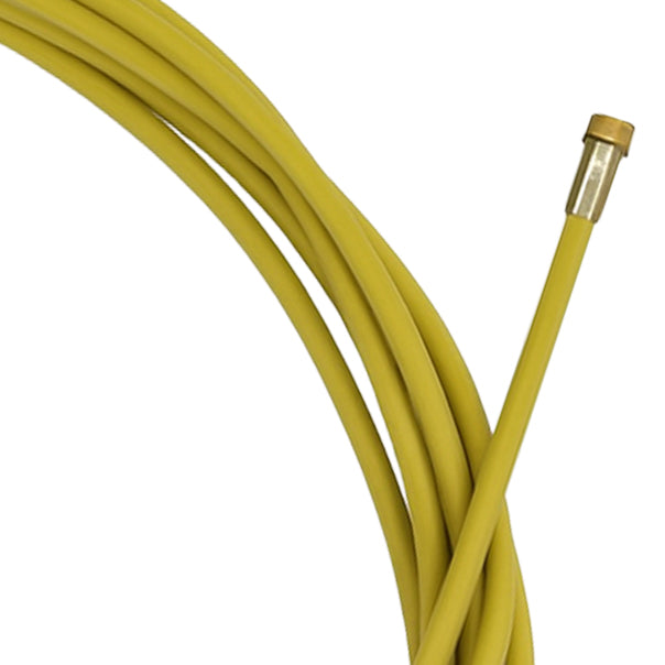 Gaine jaune en acier pour torches MIG - fil ø 1,4/1,6 mm