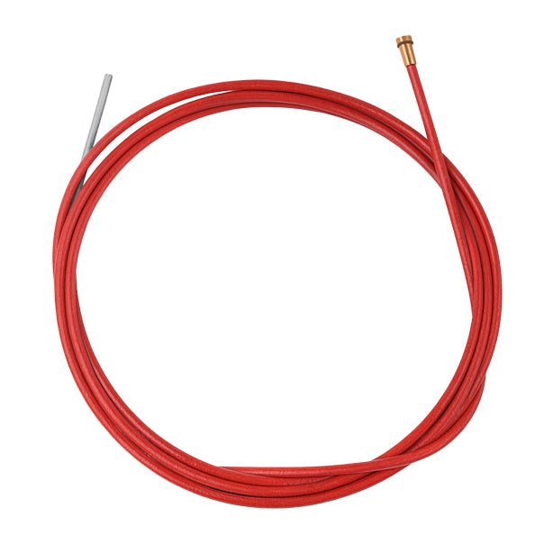 Gaine rouge en acier pour torches MIG - fil ø 1,0/1,2 mm