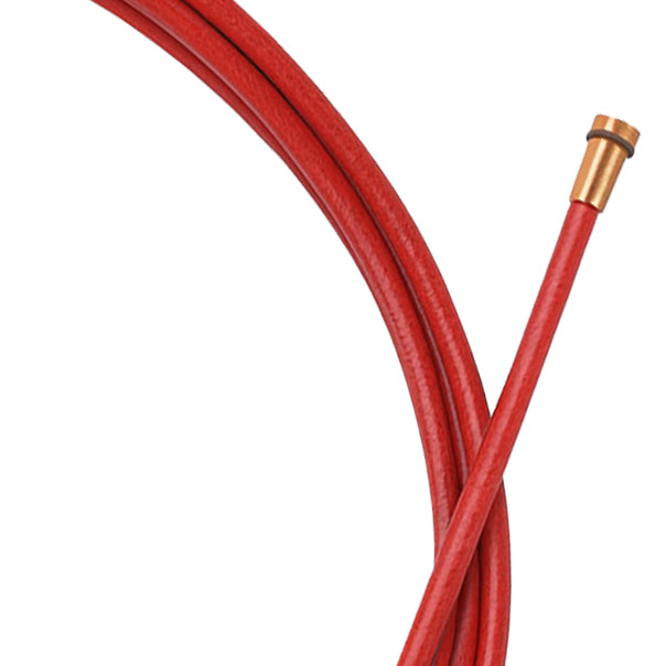 Gaine rouge en acier pour torches MIG - fil ø 1,0/1,2 mm