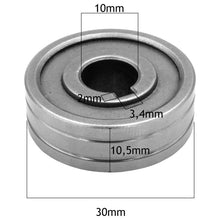 Galet aluminium 30x10x10 mm