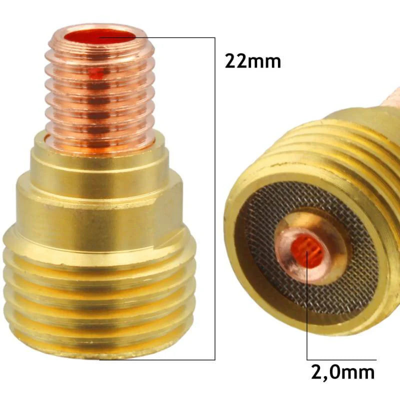 Lentille de gaz pour torches SR-9 / SR-20 - Lot de 10 pièces