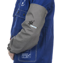 Manchettes de soudage grises en coton ignifugé - La paire