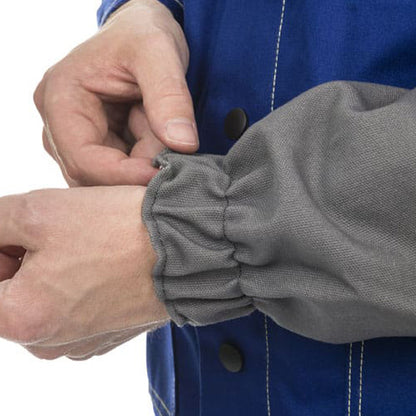 Manchettes de soudage grises en coton ignifugé - La paire