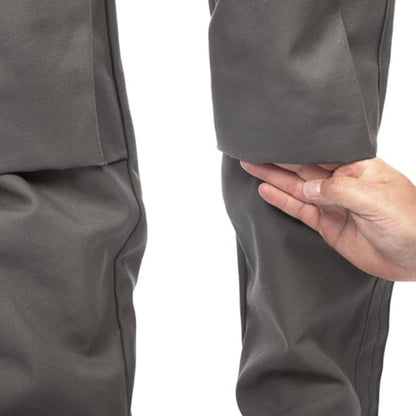 Pantalon de soudage gris en coton ignifugé