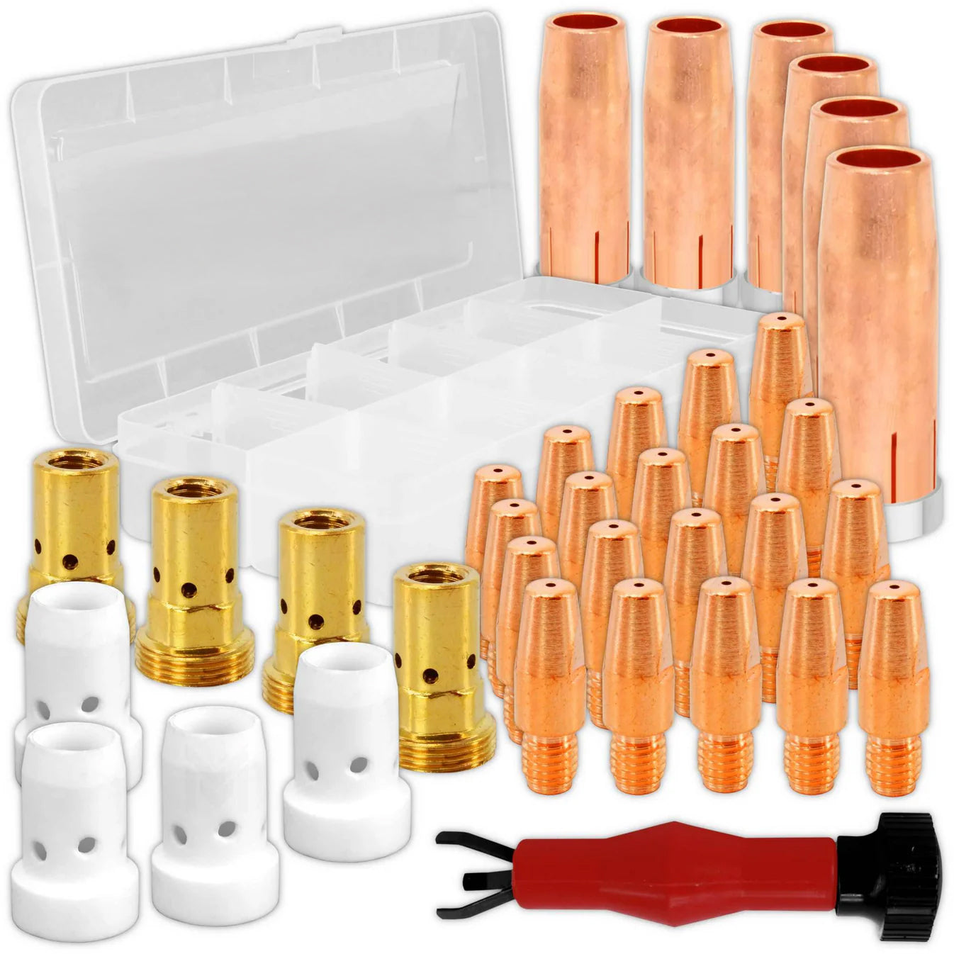 Pièces de rechange pour torche MB-501 - Kit de 36 pièces