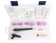 Pièces de rechange pour torche TIG SR-17/18/26 version courte - Kit de 16 pièces