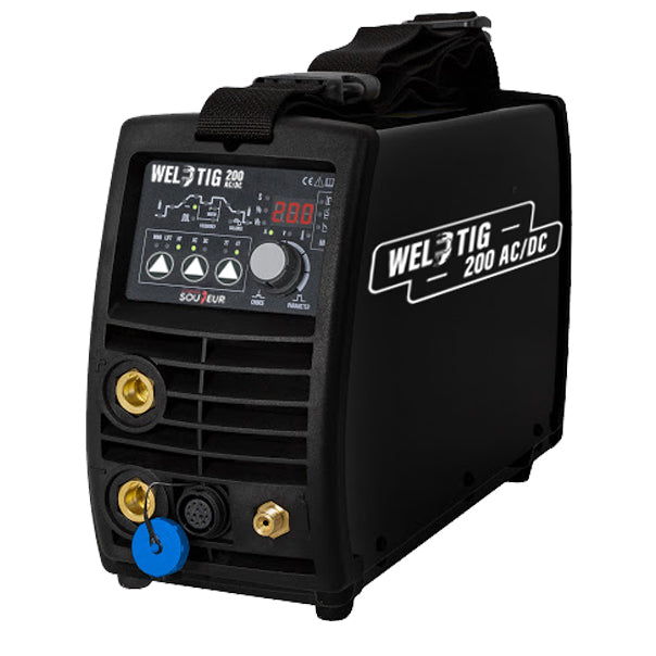 Poste à souder TIG AC/DC 200A - WELDTIG 200ACDC -  ACIER/INOX/ALU - 220V - Garantie 5 ans
