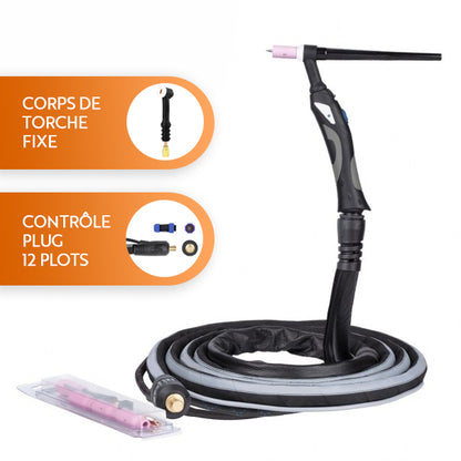 Torche EasyTIG 20 - Corps fixe/flex - 4m/8m - Refroidi eau