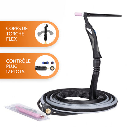 Torche EasyTIG 20 - Corps fixe/flex - 4m/8m - Refroidi eau