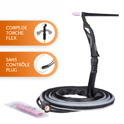 Torche EasyTIG 20 - Corps fixe/flex - 4m/8m - Refroidi eau