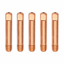 Tube contact acier pour torche MIG/MAG MB-15 - M6x25 mm - Lot de 5 pièces