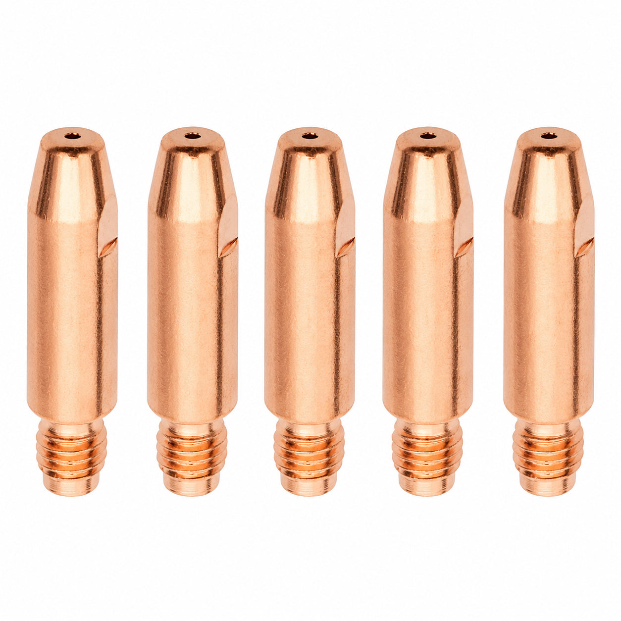 Tube contact aluminium pour torche MIG/MAG MB-501 - M8x30 mm - Lot de 5 pièces