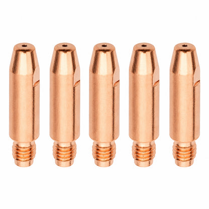 Tube contact aluminium pour torche MIG/MAG MB-501 - M8x30 mm - Lot de 5 pièces