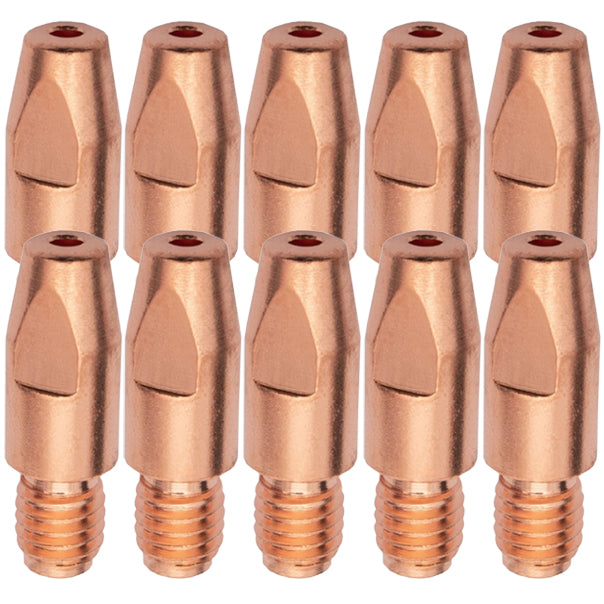 Tube contact acier pour torche MIG/MAG MB-501 - M6x28 mm - Lot de 10 pièces