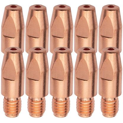 Tube contact acier pour torche MIG/MAG MB-501 - M6x28 mm - Lot de 10 pièces