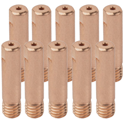 Tube contact aluminium pour torche MIG/MAG MB-15 - M6x25 mm - Lot de 10 pièces