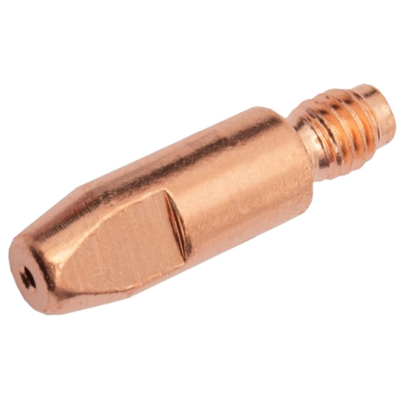 Tube contact aluminium pour torche MIG/MAG MB-25 - M6x28 mm - Lot de 10 pièces