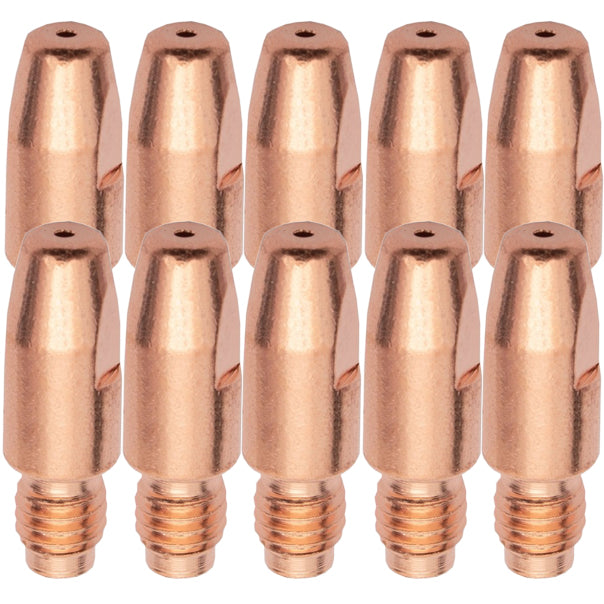 Tube contact aluminium pour torche MIG/MAG MB-501 - M8x30 mm - Lot de 10 pièces