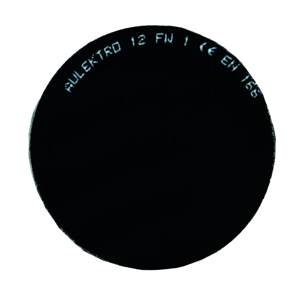 Verre minéral noir diamètre 50 mm – Teinte 5 à 14 - Le lot de 5 - Le Comptoir du Soudeur