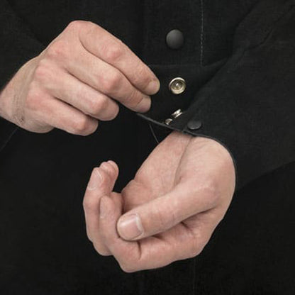 Veste de soudage grise en coton ignifugé