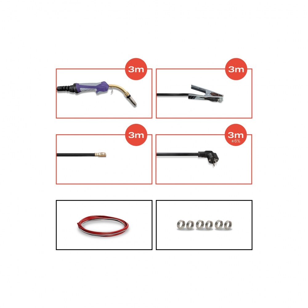 Poste à souder XPro MIG DOUBLE PULSE 260A - 220V - SYNERGIQUE - Garantie 3 ans