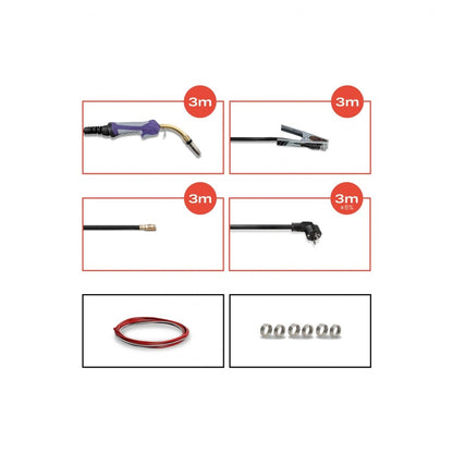 Poste à souder XPro MIG DOUBLE PULSE 260A - 220V - SYNERGIQUE - Garantie 3 ans