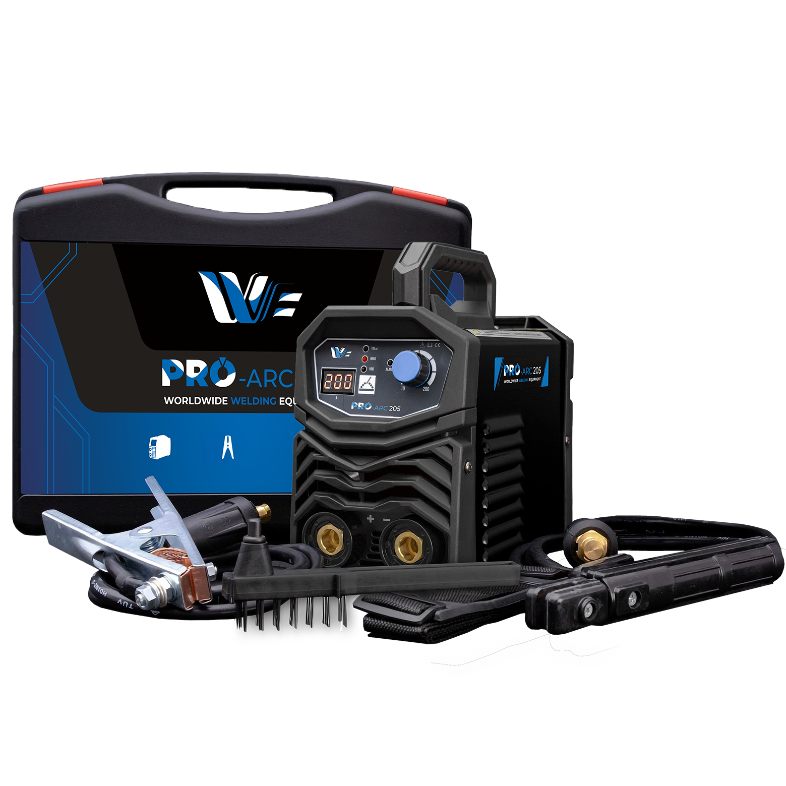 PROARC205 Worldwide Welding Equipment - Générateur de Soudage Compact Inverter | MMA et TIG Lift DC