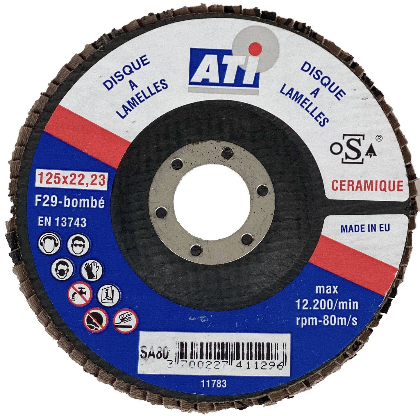 DISQUES A LAMELLES CERAMIQUE 125X22 (x10) - Le Comptoir du Soudeur