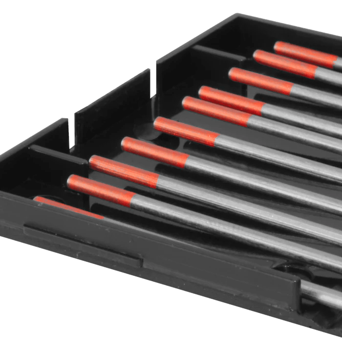 TEN-HIGH Tig welding tungsten electrodes with 2% Thorium WT20 (Red) 3.2 TEN-HIGH Tig welding tungsten electrodes with 2% Thorium WT20 (Red) 3.2