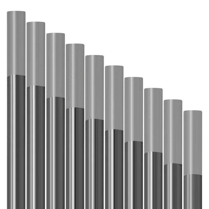 Lot de 10 électrodes tungstène grise 2% cérium - Le Comptoir du Soudeur