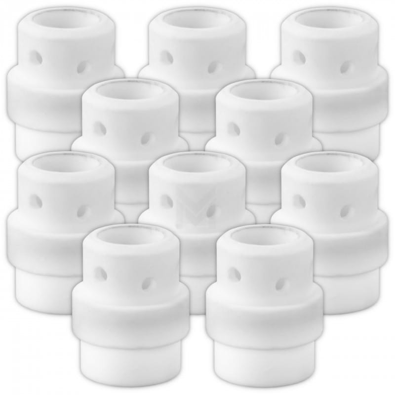 Diffuseur de gaz en céramique blanc MB-24 (10 pièces) Vogelmann - Le Comptoir du Soudeur