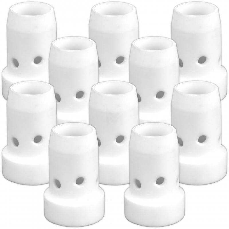 Diffuseur de gaz en céramique blanc MB-501 (10 pièces) Vogelmann - Le Comptoir du Soudeur