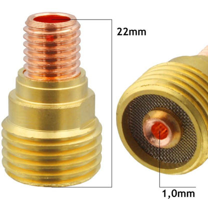 Lentille à gaz ⌀1,0mm (lot de 10) TIG SR-9/SR-20 Vogelmann - Le Comptoir du Soudeur