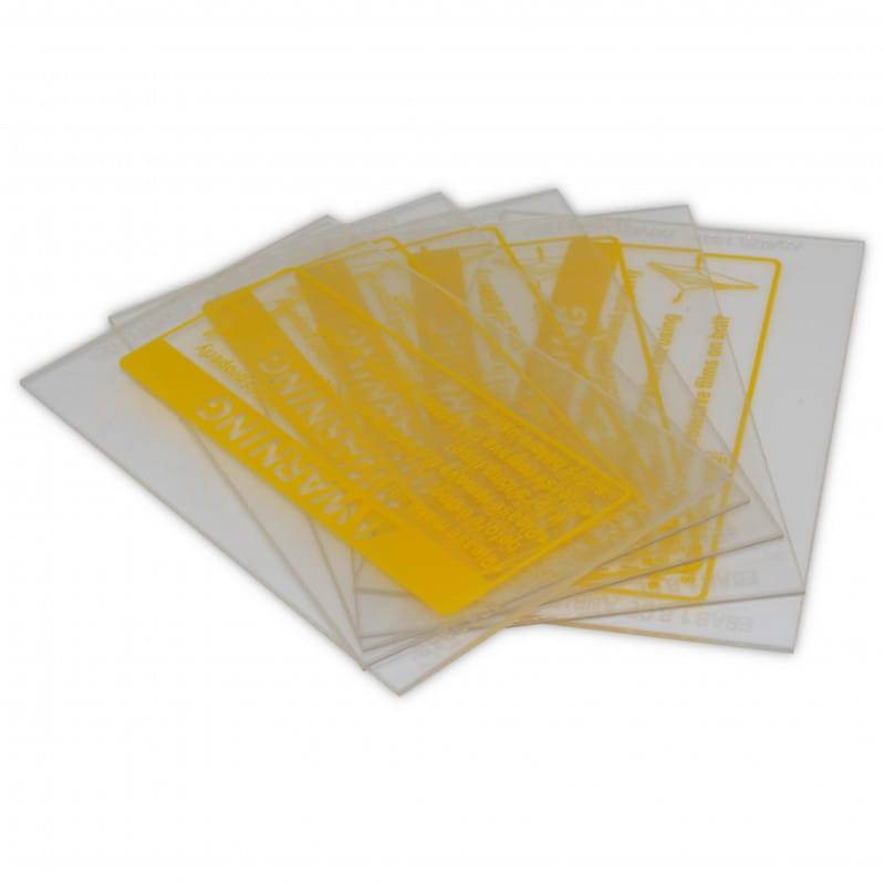 5 pièces Lentille de protection intérieure ESAB 100 x 64 mm Sentinel A50 - Le Comptoir du Soudeur