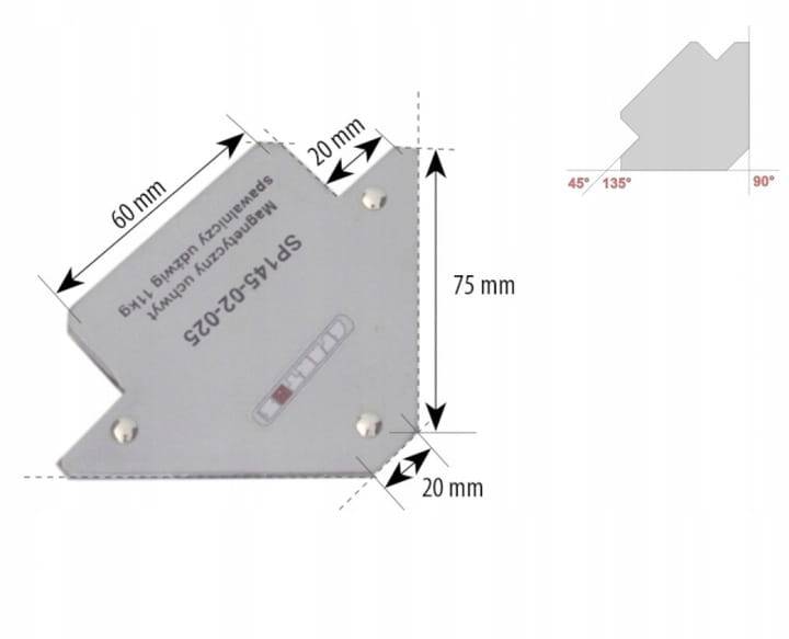 Angle de soudage 11kg Spartus - Le Comptoir du Soudeur