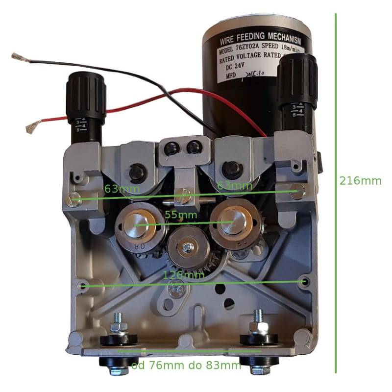 Avance de fil 4Rn DC24V - Le Comptoir du Soudeur