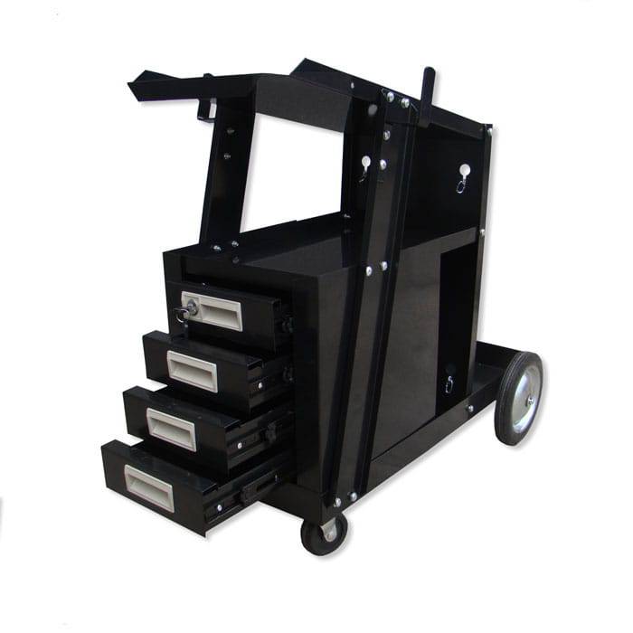 Chariot de soudage MIG avec tiroirs - Le Comptoir du Soudeur