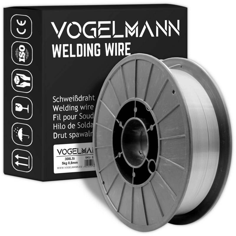 Fil à souder 308LSi Inox Vogelmann 0,8mm / 5kg - Le Comptoir du Soudeur