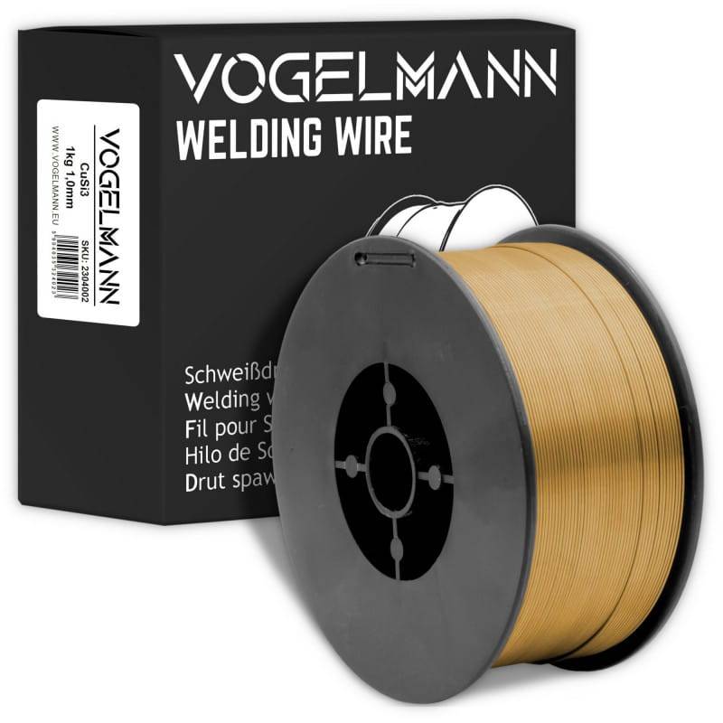 Fil à souder CuSi3 Brasage Vogelmann 1,0mm / 1kg - Le Comptoir du Soudeur