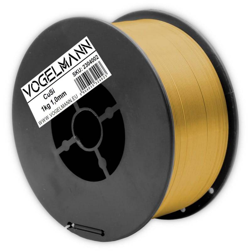 Fil à souder CuSi3 Brasage Vogelmann 1,0mm / 1kg - Le Comptoir du Soudeur