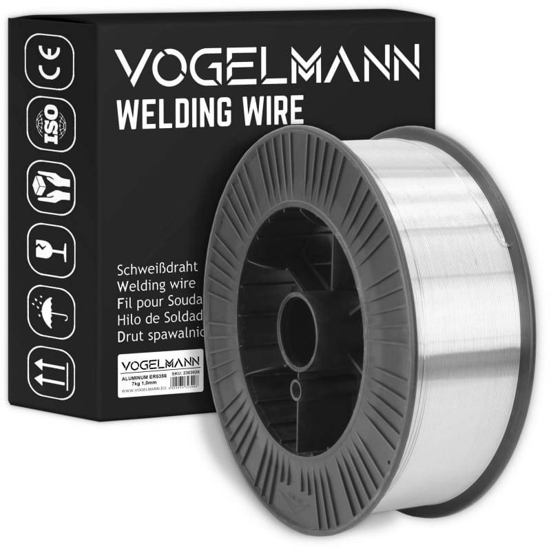 Fil à souder ER5356 Aluminium Vogelmann 1,0mm / 7kg - Le Comptoir du Soudeur