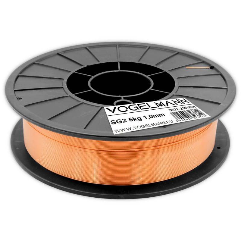 Fil pour Soudage SG2 Vogelmann 1,0mm / 5kg ER70S-6 - Le Comptoir du Soudeur