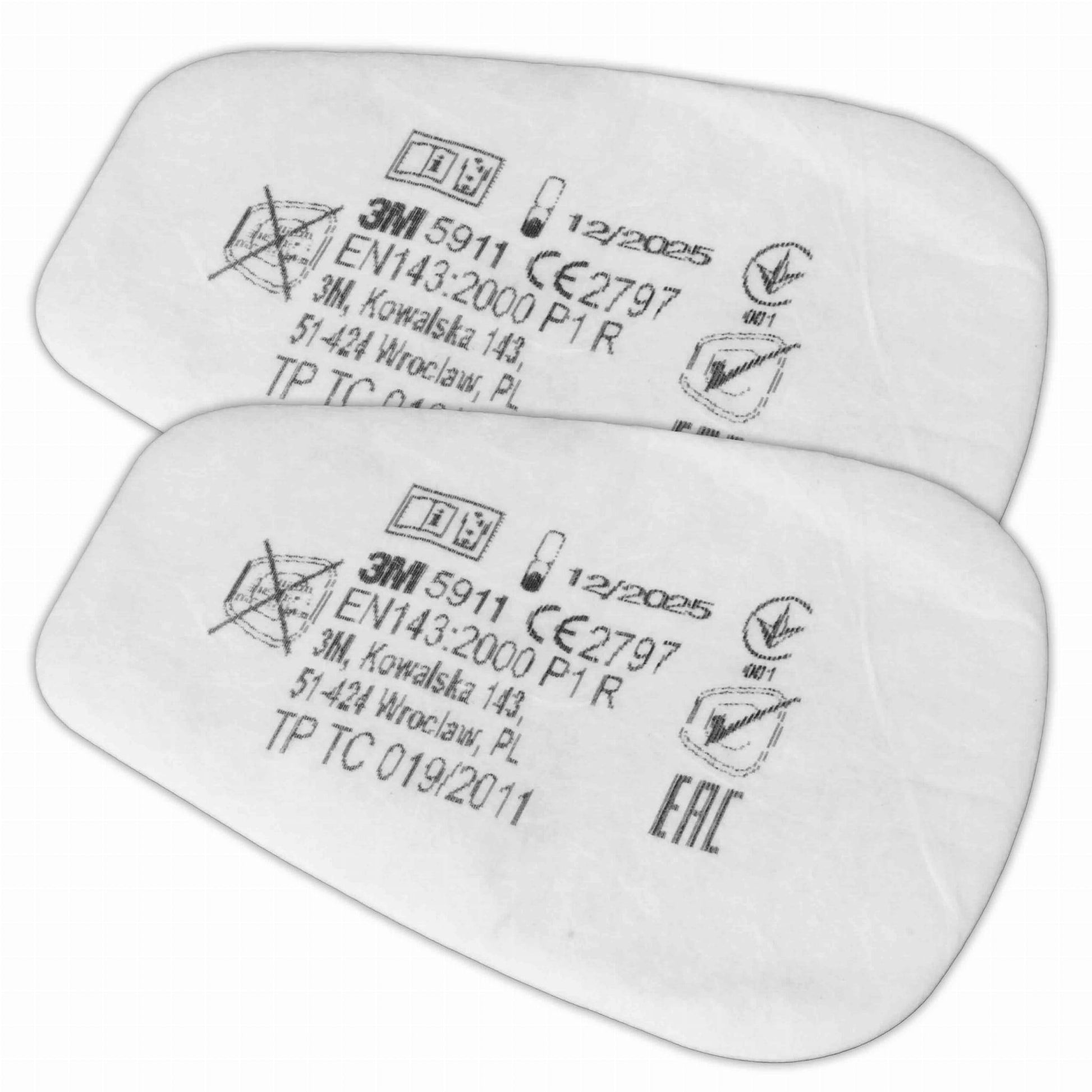 Filtre antipoussière P1R 3M™ 5911 (2 pcs) - Le Comptoir du Soudeur