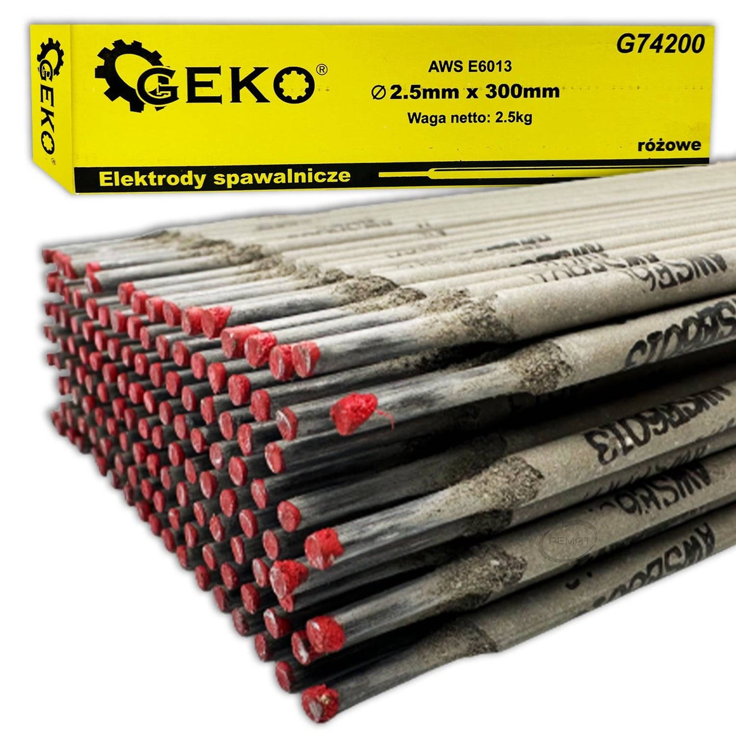 GEKO Électrodes Rutile 2.5mmx300mm 2.5kg - Le Comptoir du Soudeur