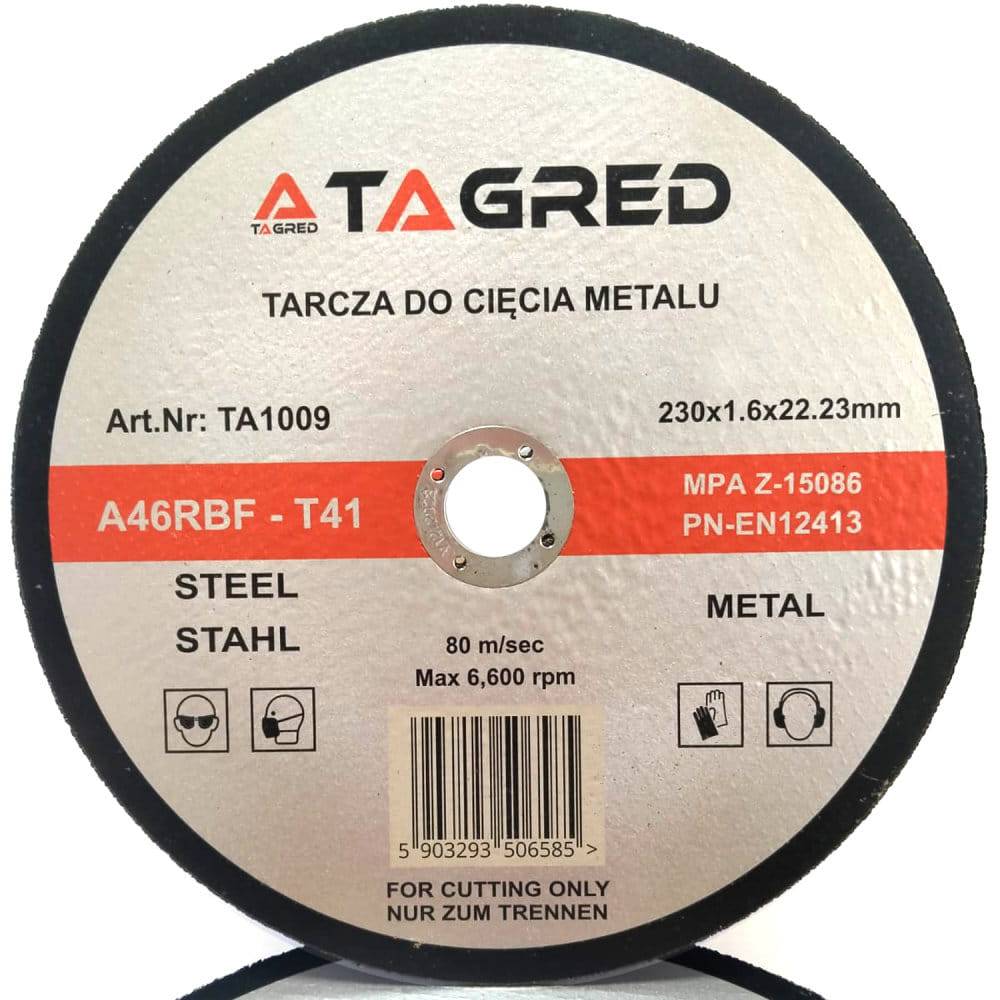 Lame pour couper le métal, acier SLIM RBF 230x1,6 mm - Le Comptoir du Soudeur