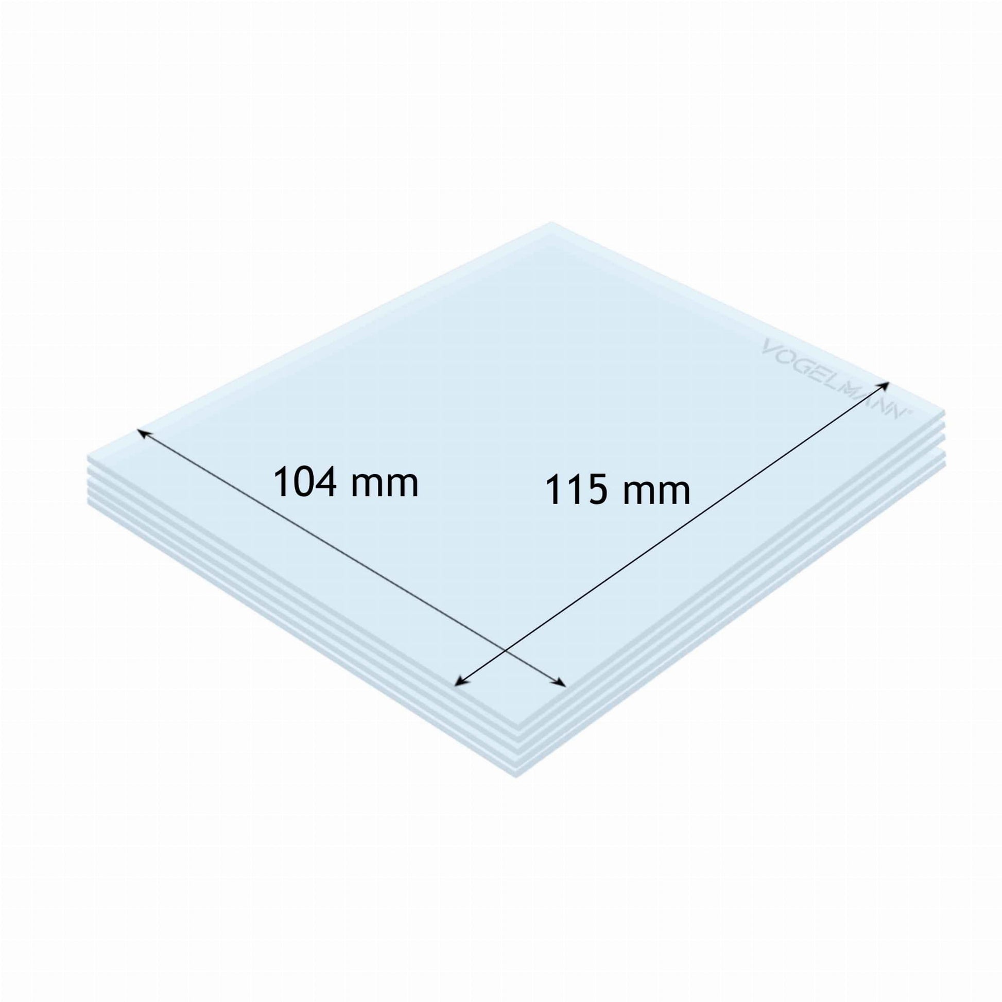 Lentille de protection 104x115mm Vogelmann (paquet de 5) - Le Comptoir du Soudeur