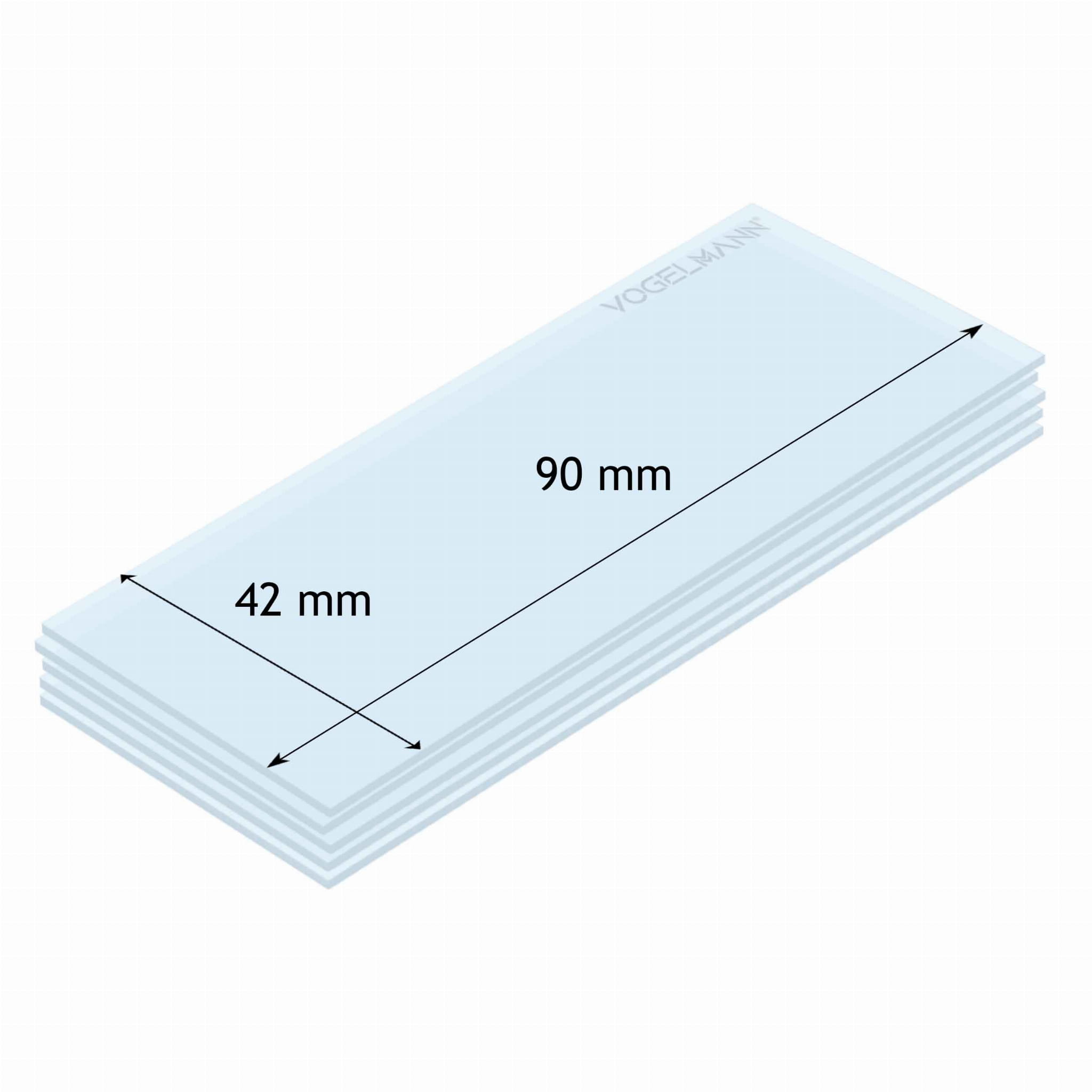 Lentille de protection 42x90mm Vogelmann (paquet de 5) - Le Comptoir du Soudeur