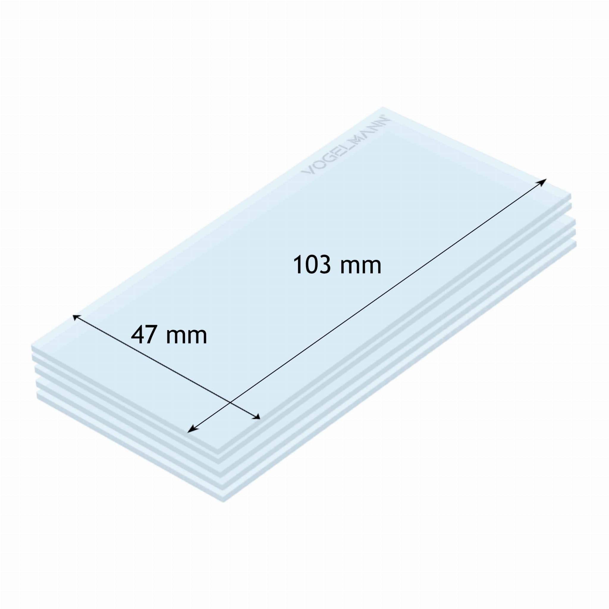 Lentille de protection 47x103mm Vogelmann (paquet de 5) - Le Comptoir du Soudeur